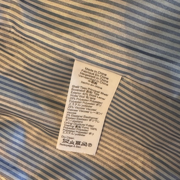 J. Crew Blue and Gold Sport Coat with Classic Design - Picture 4 of 5